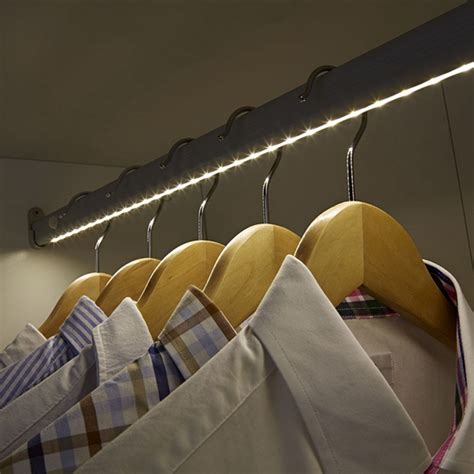 closet rod with led light.